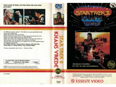 Star Trek II  Khans Vrede  VHS 